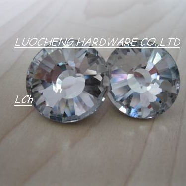 200PCS/LOT 25 MM SUNFLOWER CRYSTAL BUTTONS FOR SOFA INDUSTRY OR OTHER DECORATION FILEDS