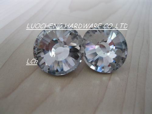 200PCS/LOT 30 MM SUNFLOWER GLASS BUTTONS CRYSTAL BUTTONS FOR SOFA INDUSTRY OR OTHER DECORATION FILEDS