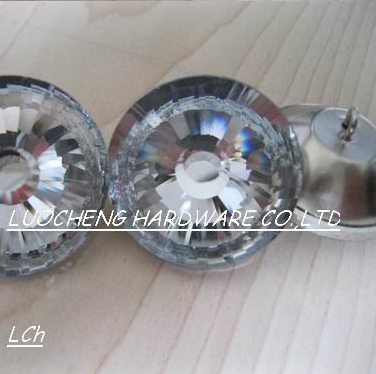 200PCS/LOT 30 MM SUNFLOWER GLASS BUTTONS CRYSTAL BUTTONS FOR SOFA INDUSTRY OR OTHER DECORATION FILEDS
