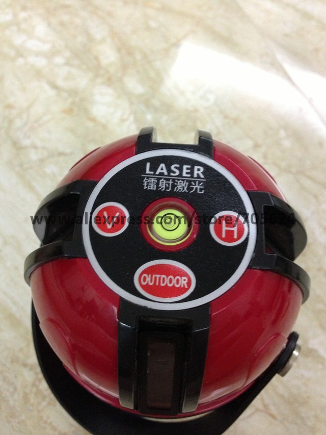 Cheapest 5 lines 3poins Cross line laser,rotary laser level,Professional laser level 4V1H, Outdoor with Euro plug adaptor