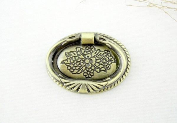 European&American Rural style Knobs  Zinc Alloy Bronze Classical Round Handle/High Grade Quality Closet  Ring Pull for furniture
