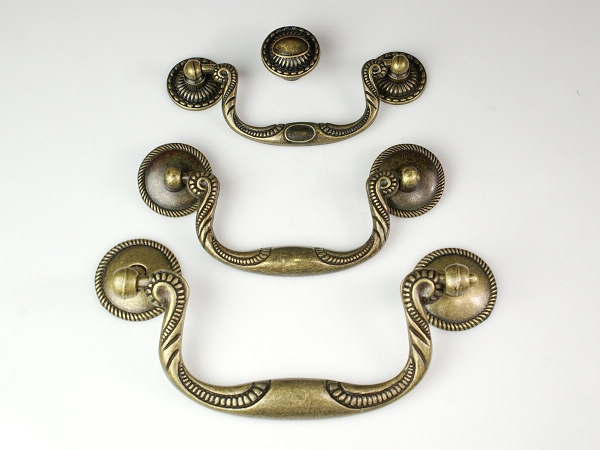 European and american style rural furniture handle  zinc alloy antique bronze drawer pull for closet Free shipping