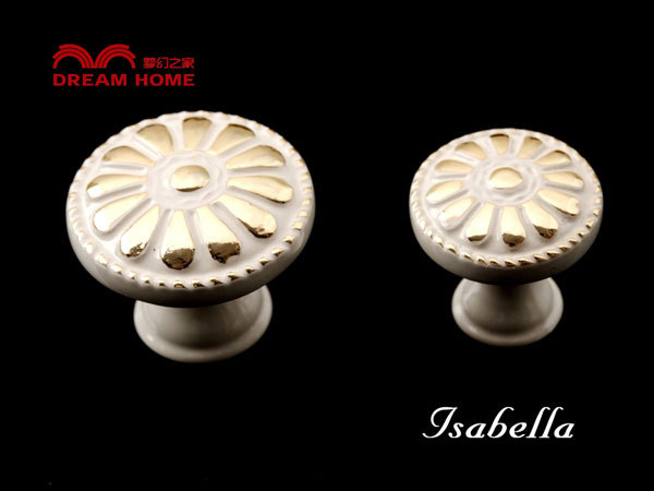 European classical ivory furniture handle golden palace pull for drawer/cupboard/closet Free shipping