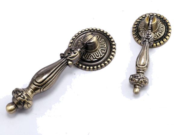 European new rural style furniture handle classical antique bronze knob zinc alloy pull for drawer/closet/cabinet Free shipping