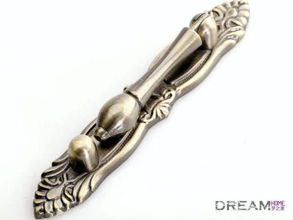 European rural style furniture handle classical bronze zinc alloy cupboard pull  Free shipping