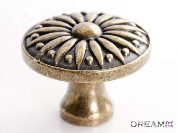 European  rural style furniture handle classical  bronze zinc alloy pull for cabinet and drawer   Free shipping