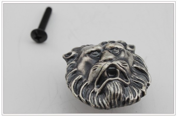New Classical European Contracted Style Cupboard Door Drawer Knobs High Grade  Ancient Silver Furniture Handle/ lion king Pull