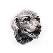 New classical European contracted style cupboard door drawer knobs ancient silver furniture handle/dog head pulls