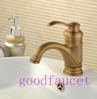 !Antique bronze bathroom single handle faucet basin sink mixer tap euro style new