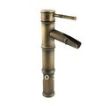 !Classic Antique Brass Bathroom Mixer Sink Faucet - Bamboo Shape Design Tap Single Handle