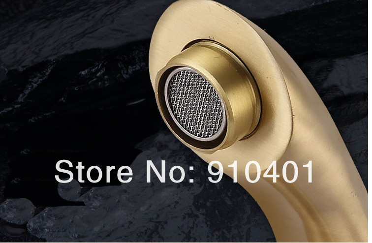 Wholesale And Retail Promotion Antique Brass Luxury Bathroom Basin Faucet Dual Handles Vanity Sink Mixer Tap