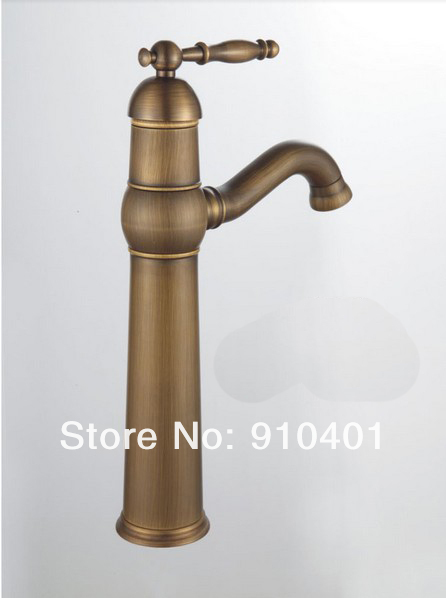 Wholesale And Retail Promotion Antique Bronze Bathroom Basin Faucet Swivel Spout Sink Mixer Tap Single Handle
