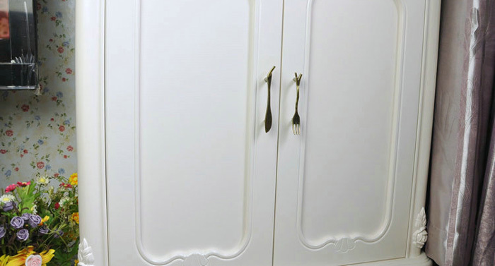 6PCS/Lot Vintage Bronze Knife/Spoon/Fork Kitchen Cupboard Cabinet Wardrobe Door Drawer Pull Handle Zinc Alloy drawer knobs