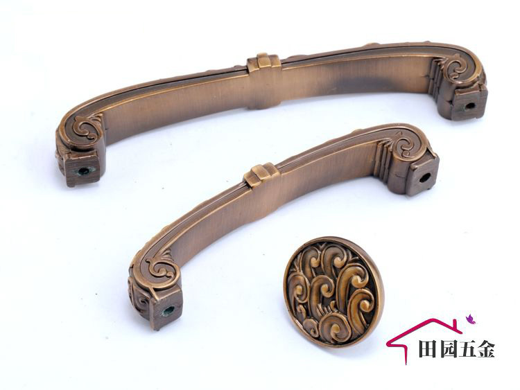 128mm Antique Bronze color cabinet handle/ Furniture hardware,drawers pulls& knob C.C.:128mm, L: 142mm