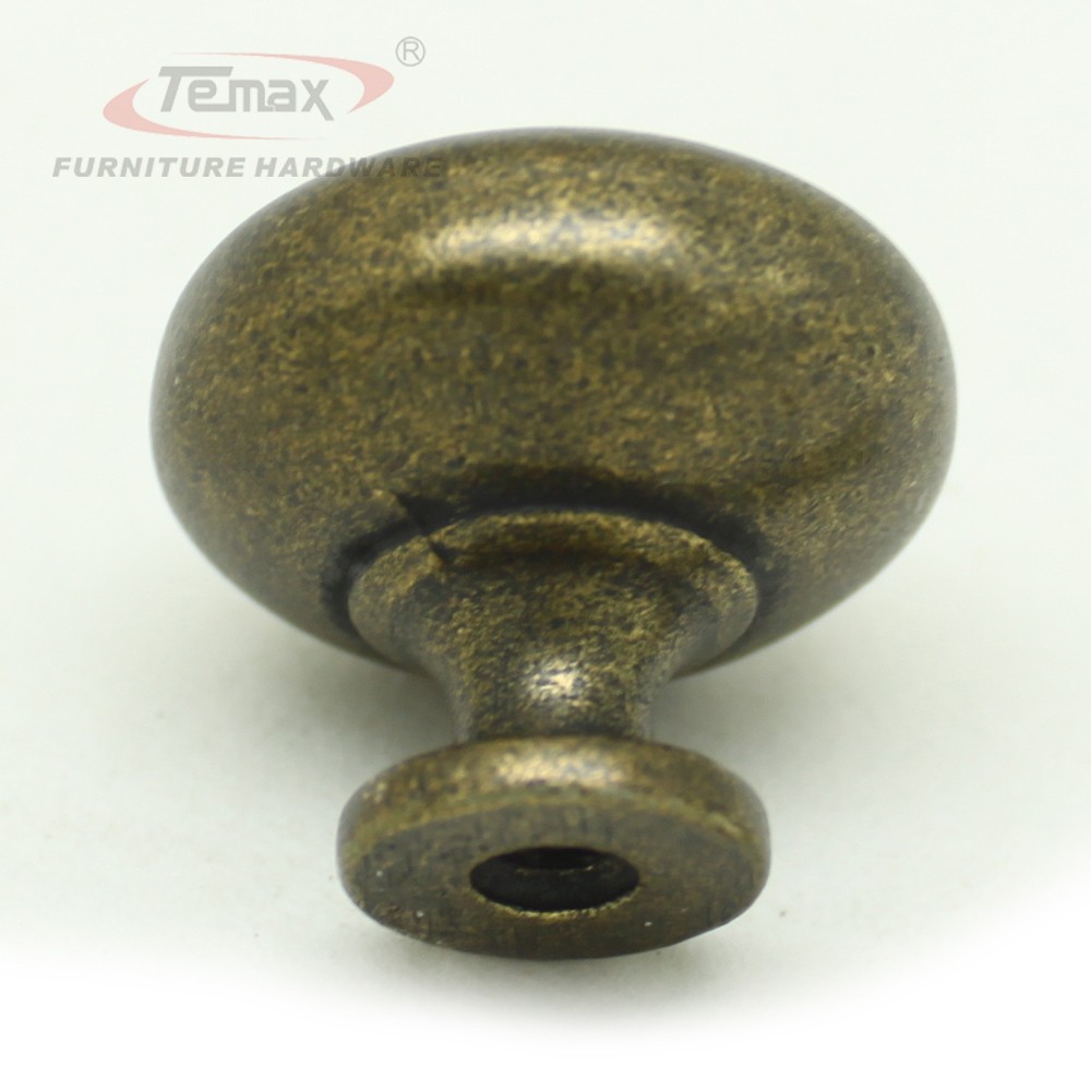 New Solid 30mm BRASS mushroom style furniture KITCHEN CABINET DRESSER stone drawer knobs pull handles
