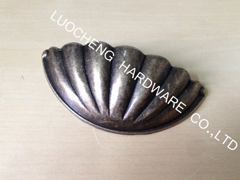 50PCS/ LOT 36mm Shell Cabinet Knob Door Knob Zinc Alloy  DRAWER HANDLES Bronze  Finish / Red Bronze Finish
