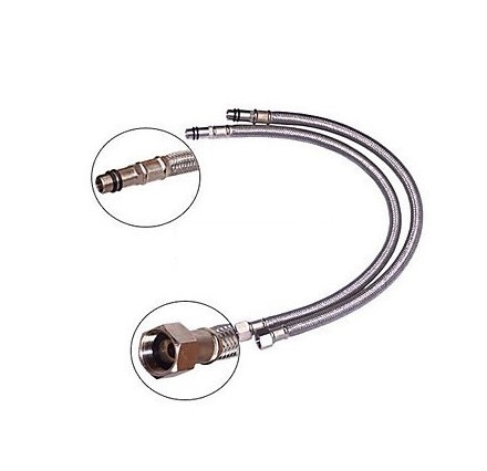 Lowest in the word!60cm length two stainless Steel G1/2'' Flexible Faucet Water Supply Hoses