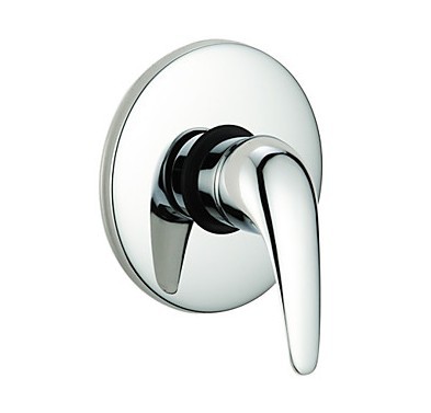 Single Handle Chrome Wall-mount Shower Faucet W/ Control Valve Bathroom Accessories