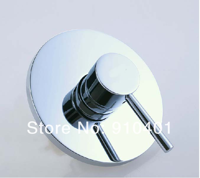 Wholesale And Retail Promotion Chrome Shower Mixer Faucet Control Valve Round Style Single Handle Valve Mixer