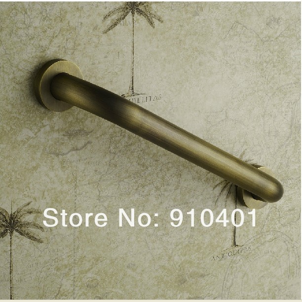 Wholesale And Retail Promotion New Antique Brass Bathroom Safety Grab Bar Wall Mounted Brass Non Slip Holder