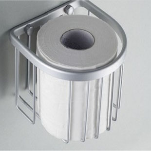 Space aluminum paper toilet paper box basket toilet roll holder tube pumping towel box