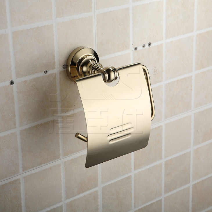 Copper metal towel rack toilet paper holder toilet paper holder paper holder toilet paper roll holder