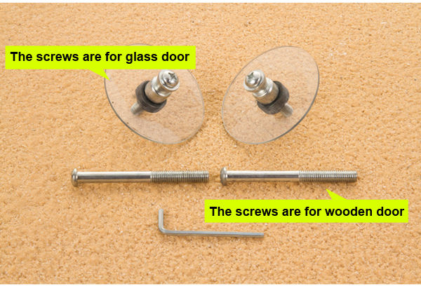 High-class european-style mall club glass door handle solid wood door handle