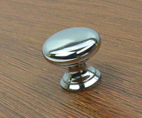 Modern Simple Single hole Big knob Round chrome furniture handle Kitchen/Drawer/Cupboard pull