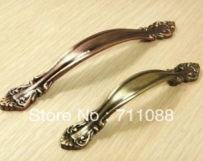 64mm European antique copper handle closet doorknob pastoral handle hardware handle