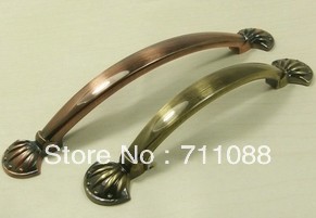 64mm Pattern European antique copper handle closet doorknob pastoral drawer handle