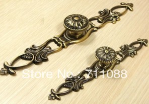 European antique copper handle closet doorknob pastoral handle hardware handle