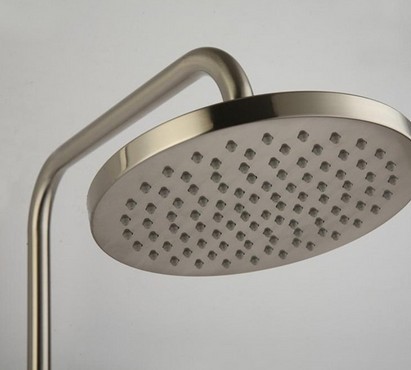 Wholesale And Retail Promotion  NEW Luxury Brushed Nickel Bathroom Rain Shower Head & Bathtub Faucet Shower Set