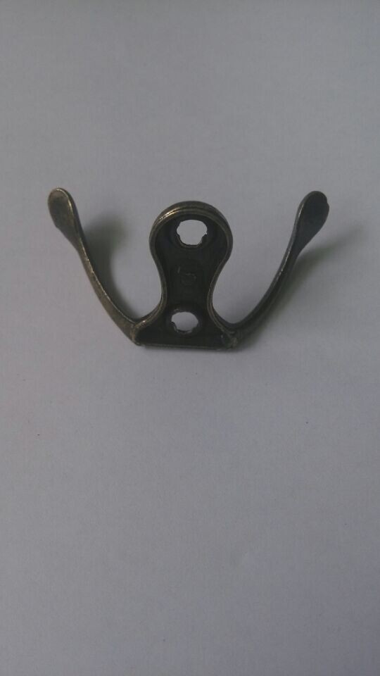 5PCS/LOT Antique alloy hook  home zinc alloy coat hook  wall hooks mini  trumpet hook