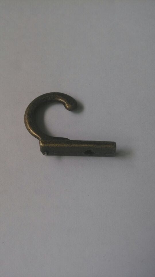 5PCS/LOT Antique small hook tied alloy single-row hook mini coat hooks special wall hooks