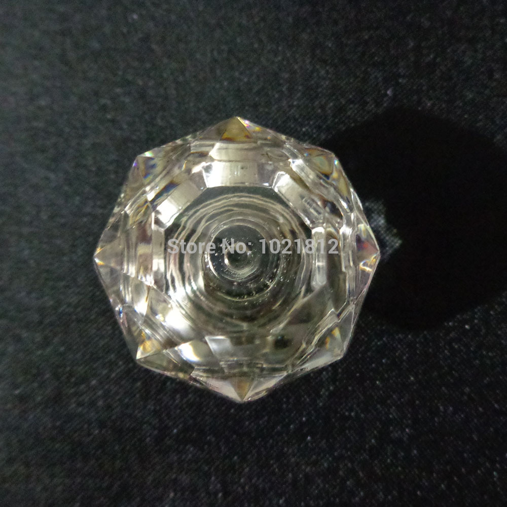 Plastic Cabinet Handle Knob Diamond Style Drawer Knob Dress Knob