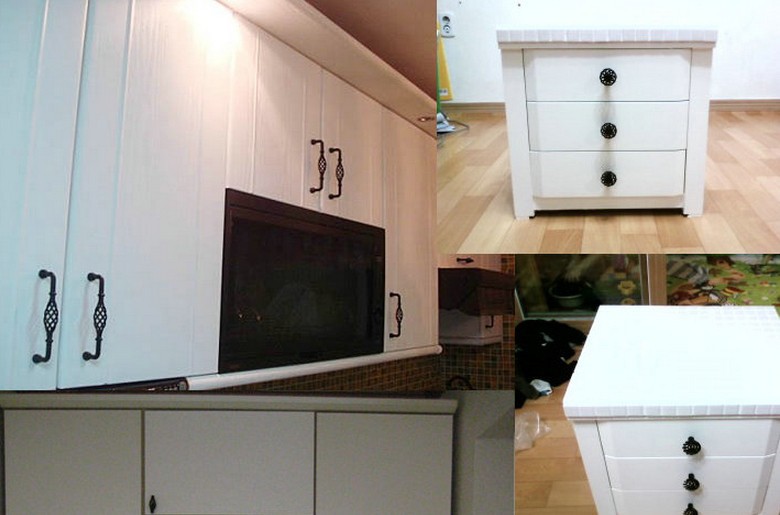 45mm Cabinet Knobs Kitchen Cabinet Cupboard Handles Closet Handles