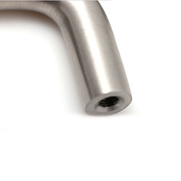 Stainless Steel Cabinet Handle Durable Cupboard Pull Kitchen Handles Bars Furniture Pulls Round Angle 64mm Hole spacing