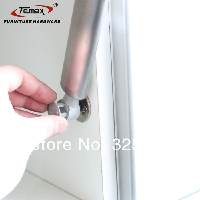 2x80N Stainless steel Jacket Gas Lift up Support Kitchen Cabinet Spring Hinge Cabinet Cupboard Furniture