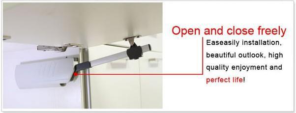 Cabinet lift Up Stay Support System Cupborad Closet Hinges Damper Soft Closing Furniture