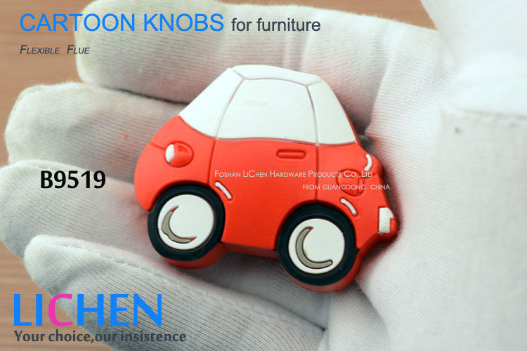 Chinese Factory LICHEN (12 pieces/lot) Furniture Drawer Cabinet Cartoon drawer knobs Handle