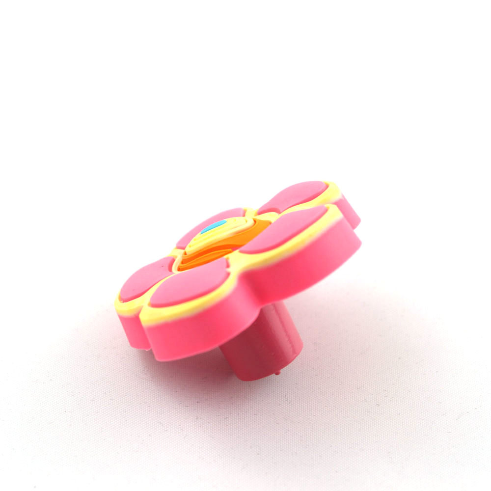 Pink Flower rubber drawer knob sepcial for Kids  furniture Cabinet drawer Pull knobs & Handle