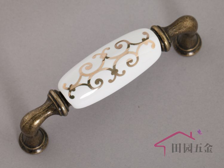 96mm country style Cabinet handle cabinet handles drawer pulls door knob C:96mm L:110mm