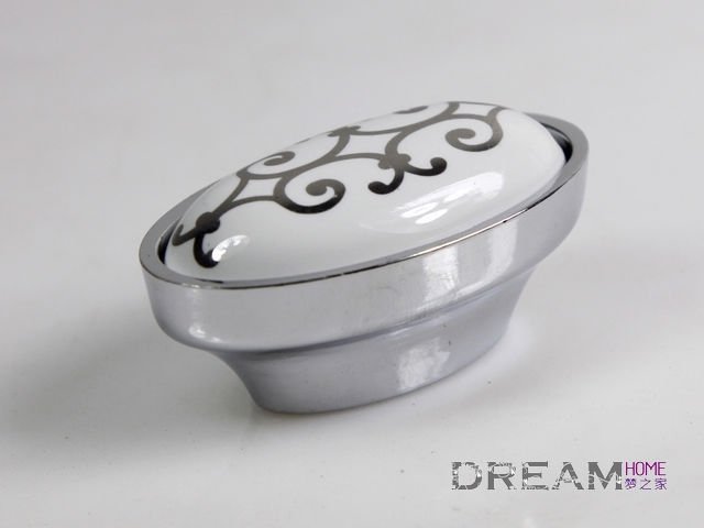 Ceramic cabinet knob / Drawer knob and pull AU99PC C:22mm