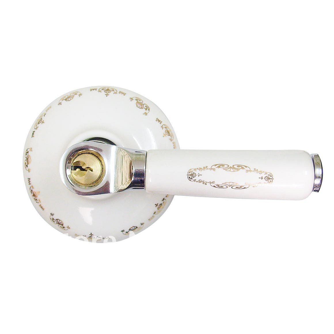 - ceramic handle door lock with stainless steel body brass cylinder replacement livingroom security lock