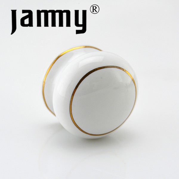 2PCS 2014 32MM white Ceramic knobs furniture decorative kitchen cabinet handle high quality armbry door pull