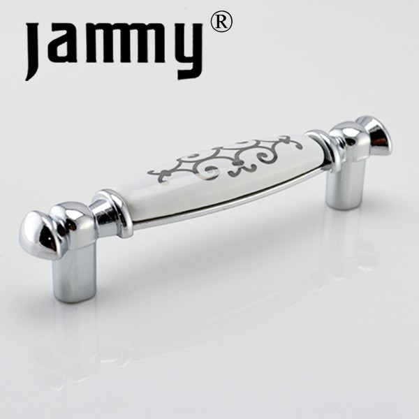 2pcs 2014 96MM Nickel Ceramic  handle furniture decorative kitchen cabinet handle high quality armbry door pull