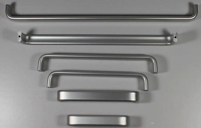 Pitch 224mm High-quality modern European aluminum furniture wardrobe matt door handle cabinet drawer spacehandle