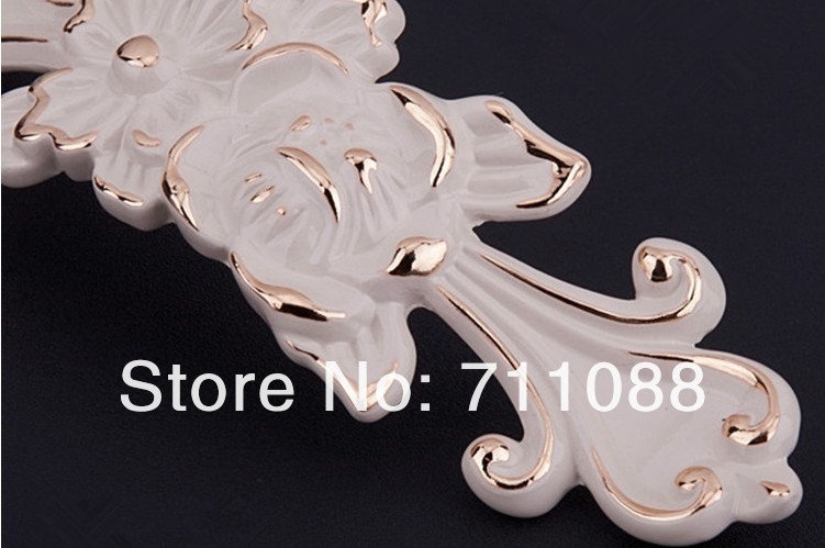 double-hole 96mmtype European style luxury  modern handle knob Kitchen Cabinet Furniture Handle knob 96mm pitch