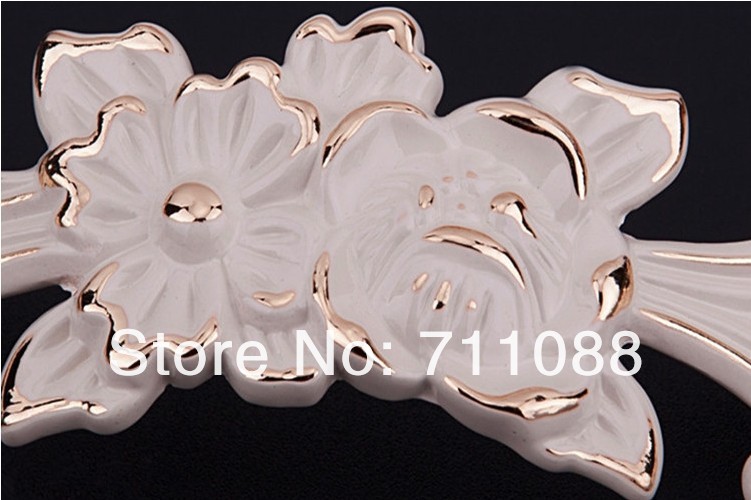 double-hole 96mmtype European style luxury  modern handle knob Kitchen Cabinet Furniture Handle knob 96mm pitch