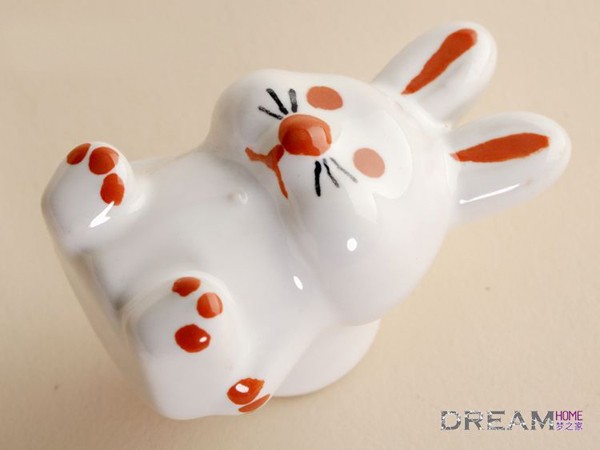 Childern room cartoon handle Animal Ceramic drawer knob for cupboard/shoes cabinet/closet
